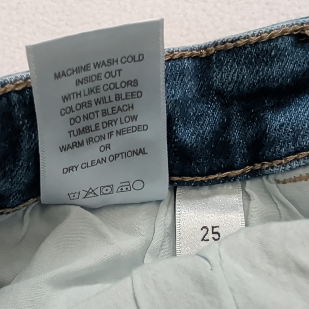 Vervet Blue Distressed High-rise Skinny Jeans - Picture 7 of 7